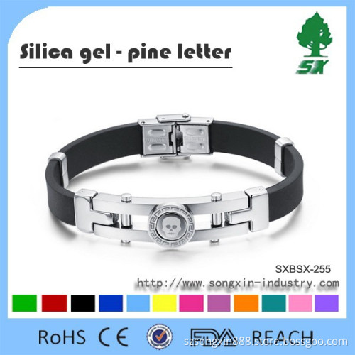 Personlized and Promotional Silicone Bracelet for Party Gift/Anniversary/Wedding